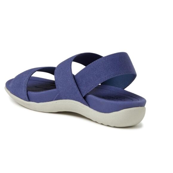 Dearfoams Women's Original Comfort Backstrap Casual Open Toe Sandal Blue 9.5 nwt - Picture 4 of 9